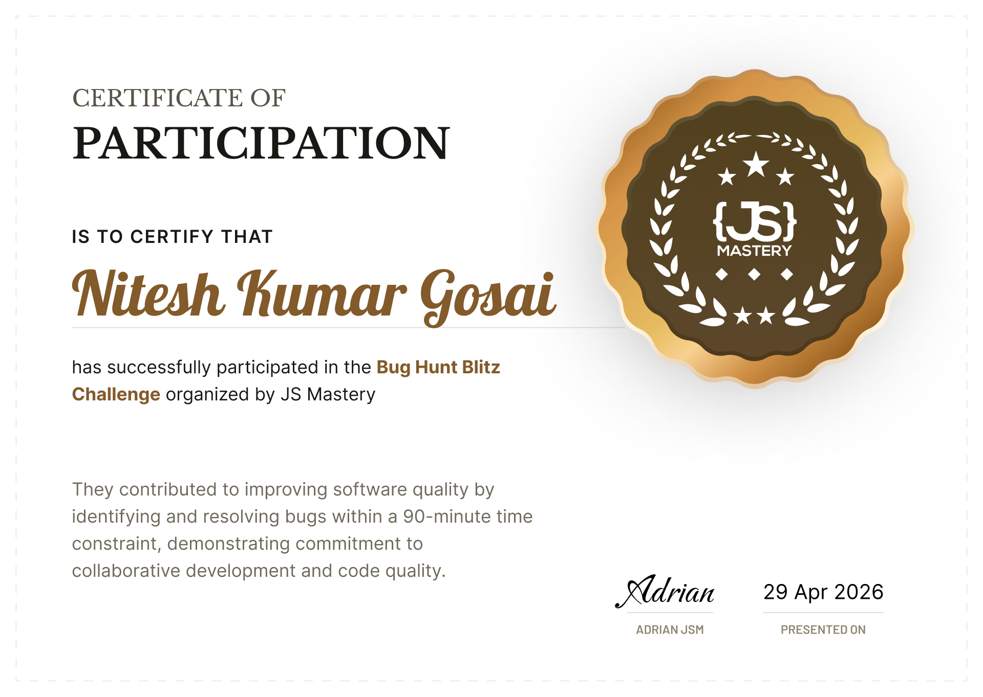 Bug-Bash-Certificate